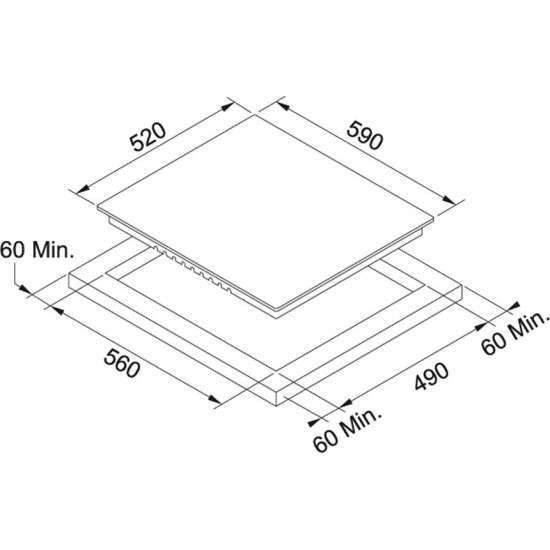 FRANKE FCH 755 4G TC MB C (106.0691.512)