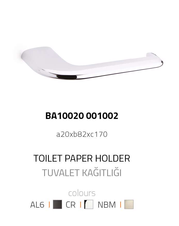 System BA10020 001002 CR Dorado Tuvalet Kağıtlığı