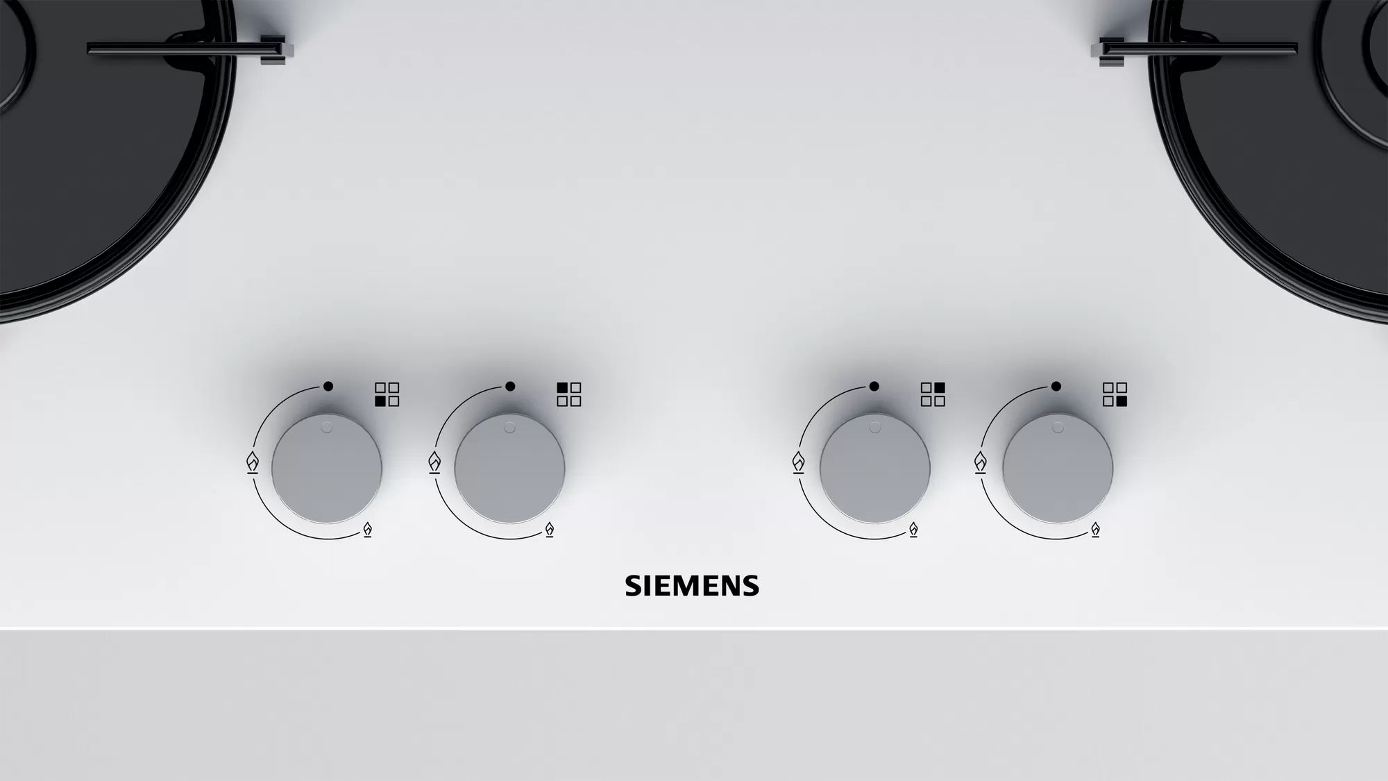 Siemens EN7B2PO10O 75 cm Sert Cam Beyaz Gazlı Ocak