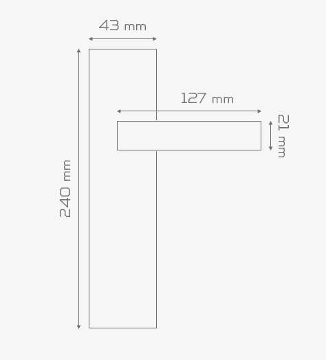 NOBEL 97806293 MERİDYEN NİKEL SATEN KARE ROZETLİ ODA KAPI KOLU